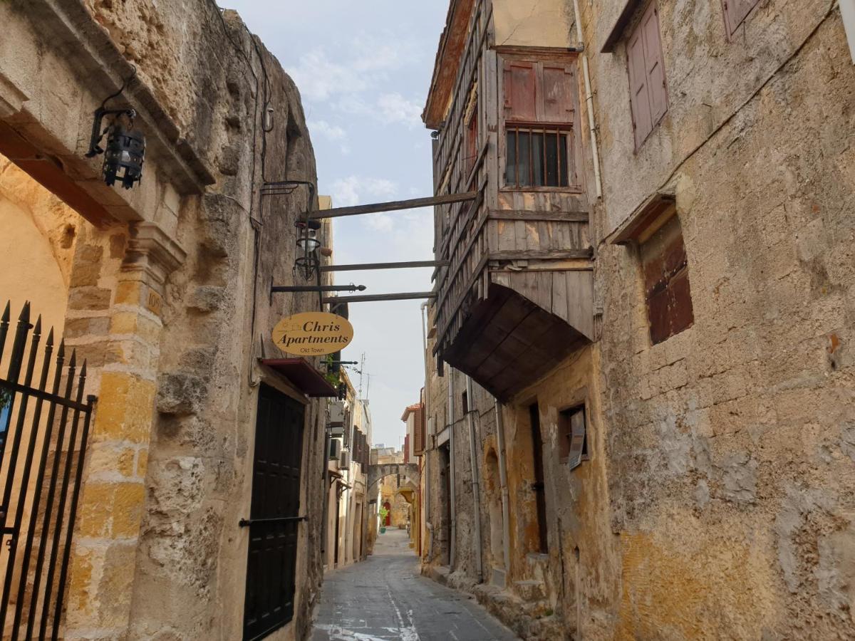Rhodes CityChris Αpartments Old Townアパートメント エクステリア 写真